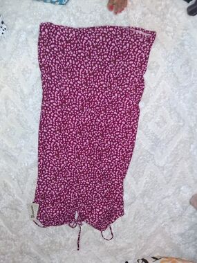 Red And White Maxi Dress